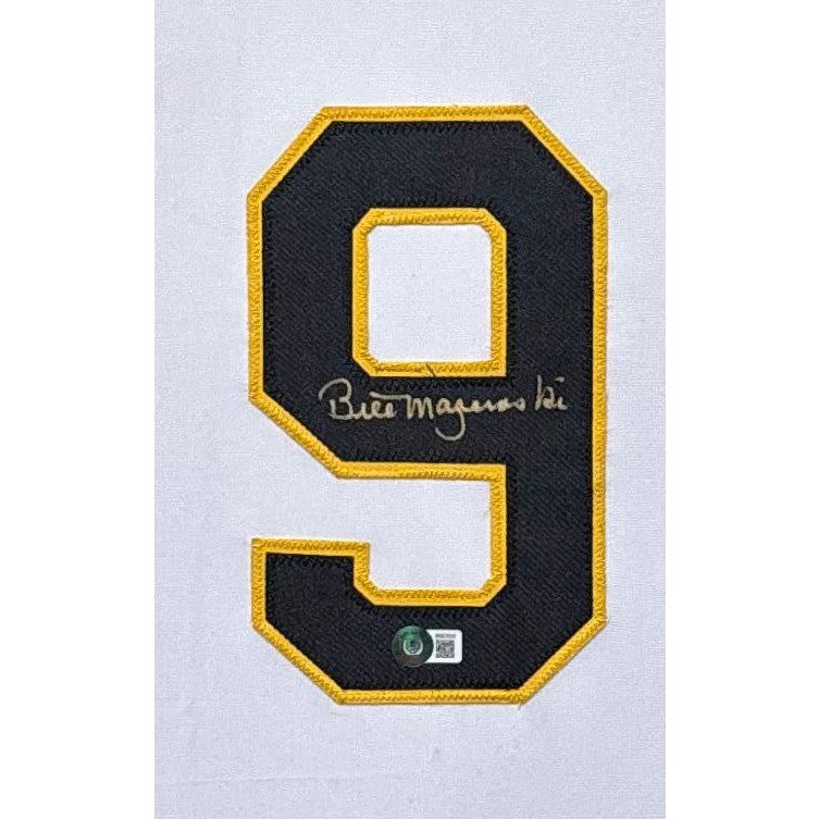 Bill Mazeroski Framed Jersey Beckett Autographed Signed Pittsburgh Pirates