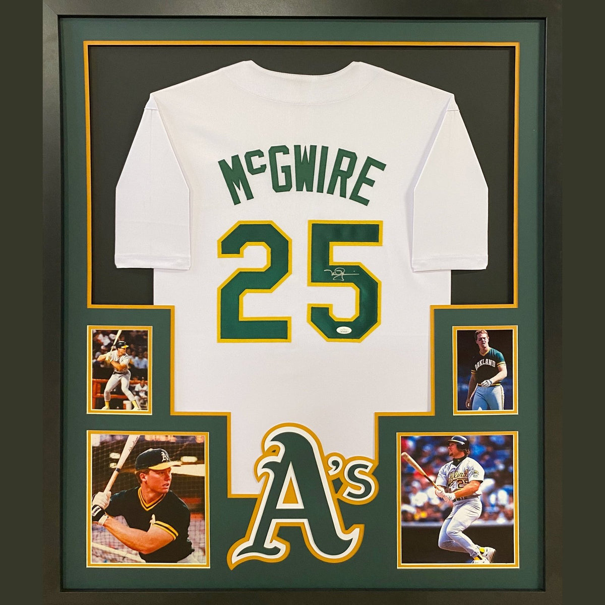 Mark McGwire Signed Framed Jersey JSA Autographed Oakland Athletics