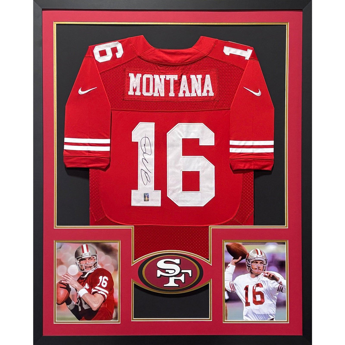Joe Montana Framed Signed Jersey Autographed San Francisco 49ers