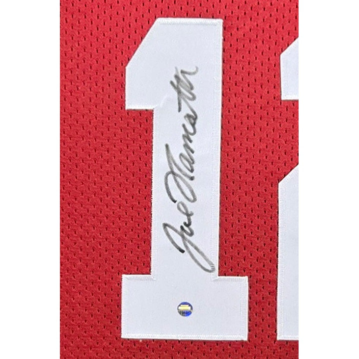 Joe Namath Signed Framed Jersey Autographed Alabama Steiner