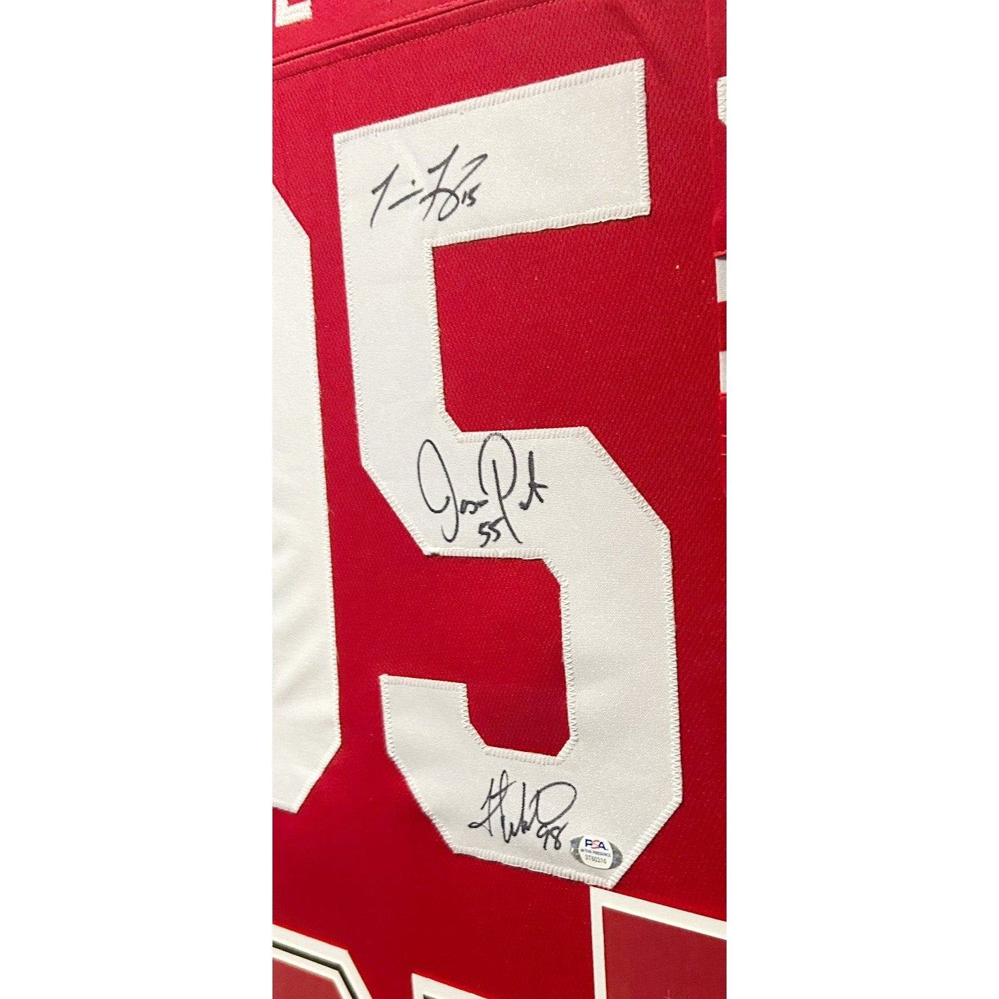 Nebraska National Championship Framed Signed Jersey PSA/DNA Autographed 1995