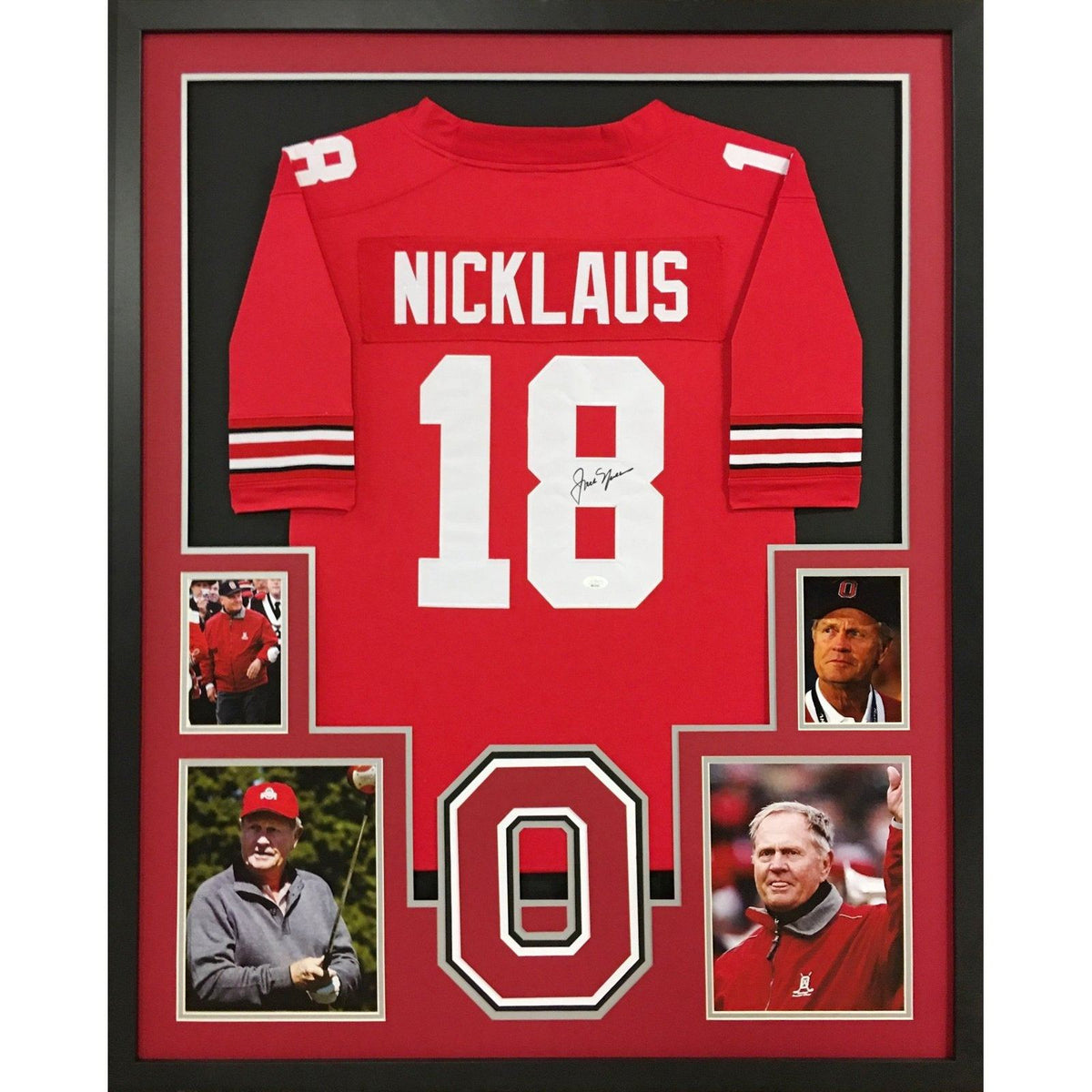 Jack Nicklaus Framed Ohio State Jersey JSA Autographed Signed Buckeyes