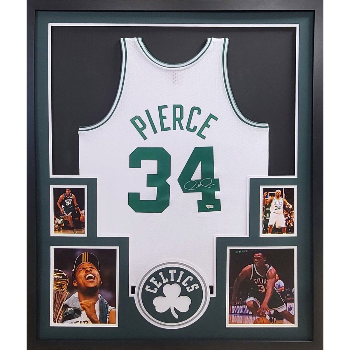 Paul Pierce Framed Signed Jersey Fanatics Boston Celtics Autographed