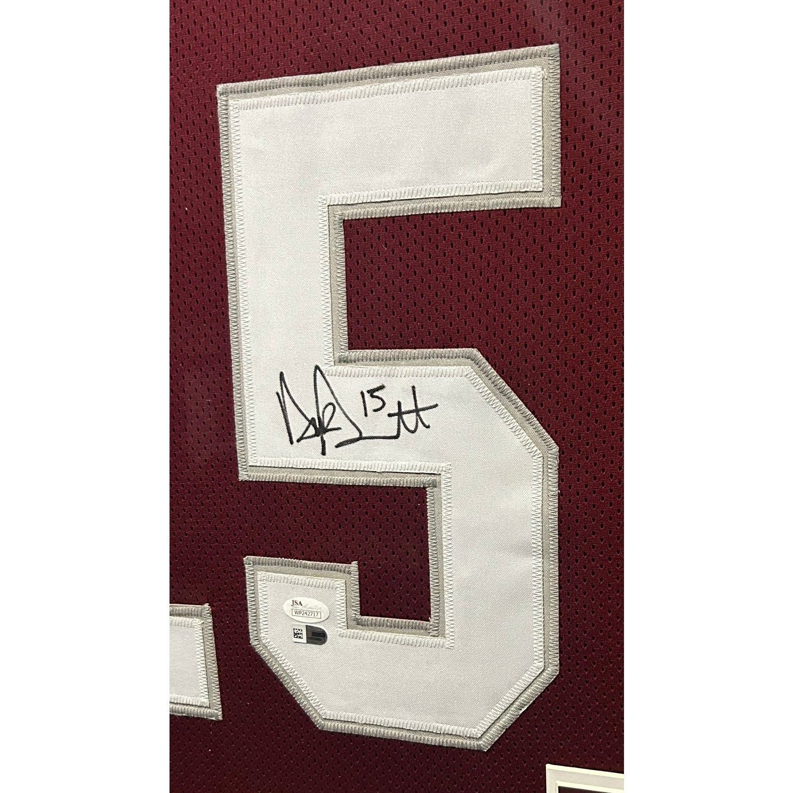 Dak Prescott Framed Signed Jersey JSA Autographed Mississippi State Cowboys