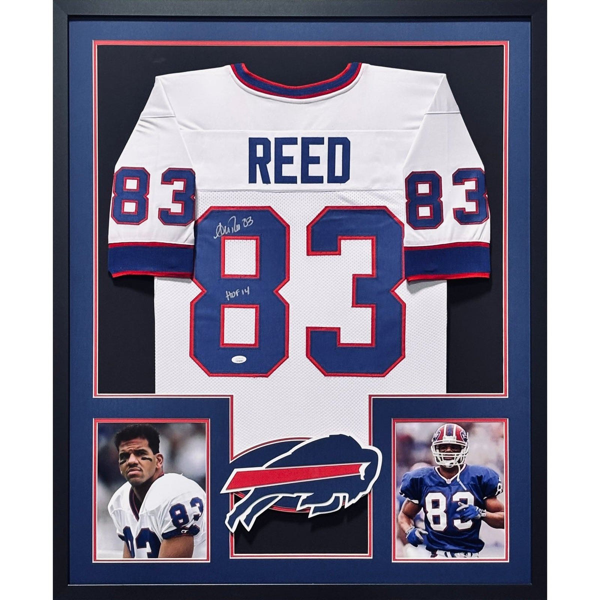 Andre Reed Framed Signed Jersey JSA Autographed Buffalo Bills
