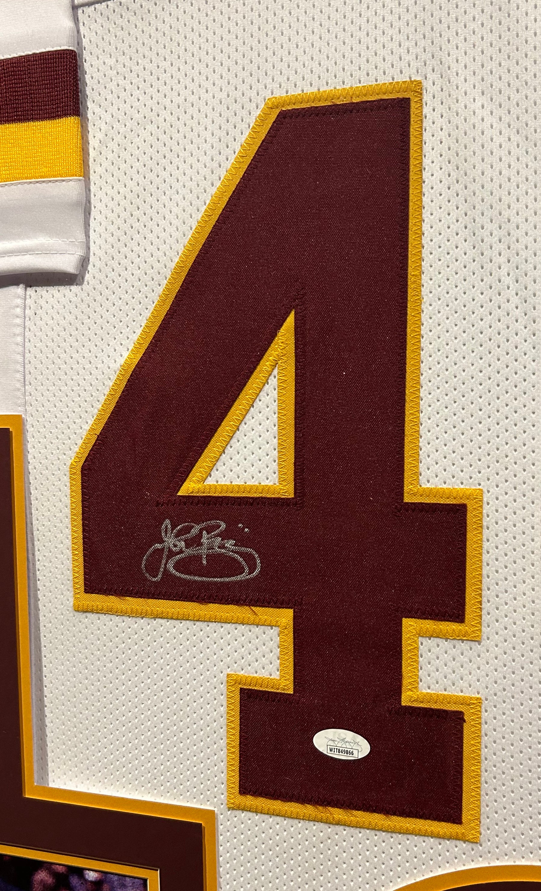John Riggins Framed Jersey JSA Autographed Signed Washington Football Commanders
