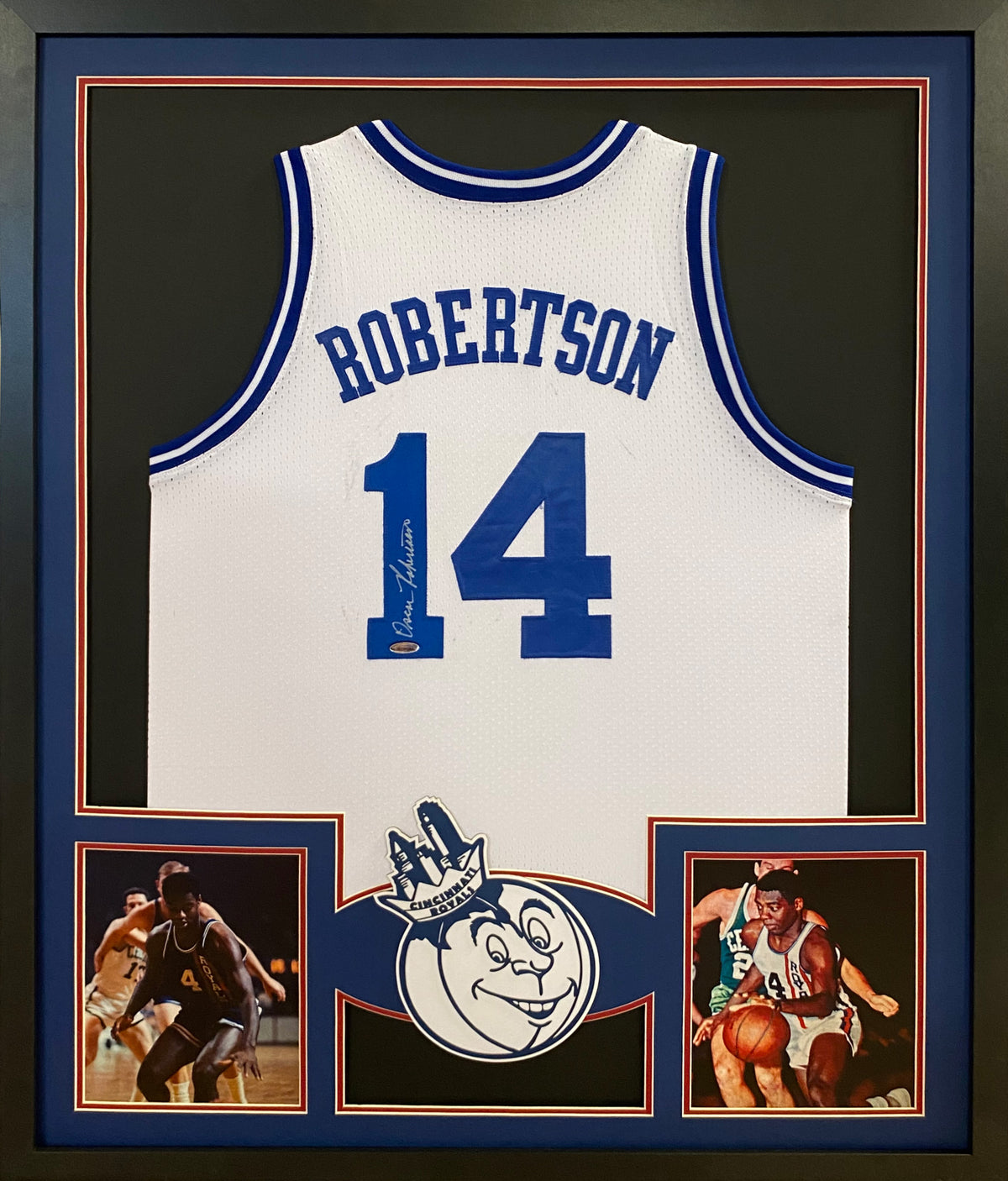 Oscar Robertson Framed Jersey Tristar Autographed Signed Cincinnati Royals