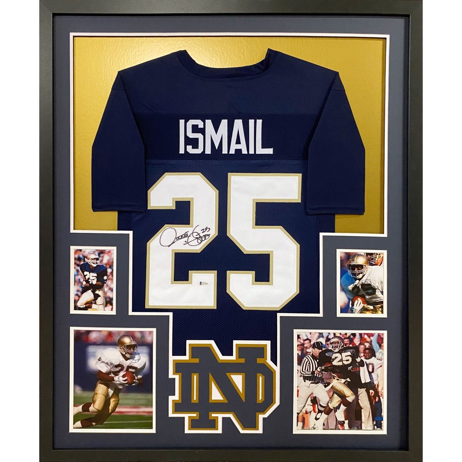 Rudy Ruettiger Framed Movie Jersey JSA Autographed Notre Dame