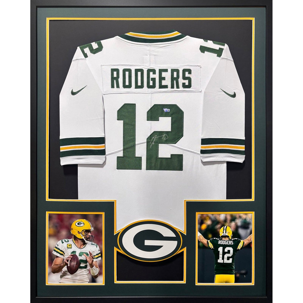 Aaron Rodgers Framed Signed Jersey Fanatics Autographed Green Bay Packers