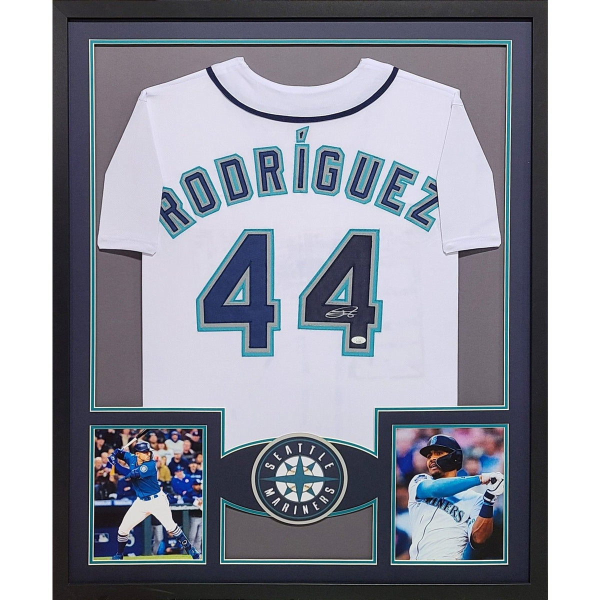Julio Rodriguez Framed Signed Jersey JSA Autographed Seattle Mariners
