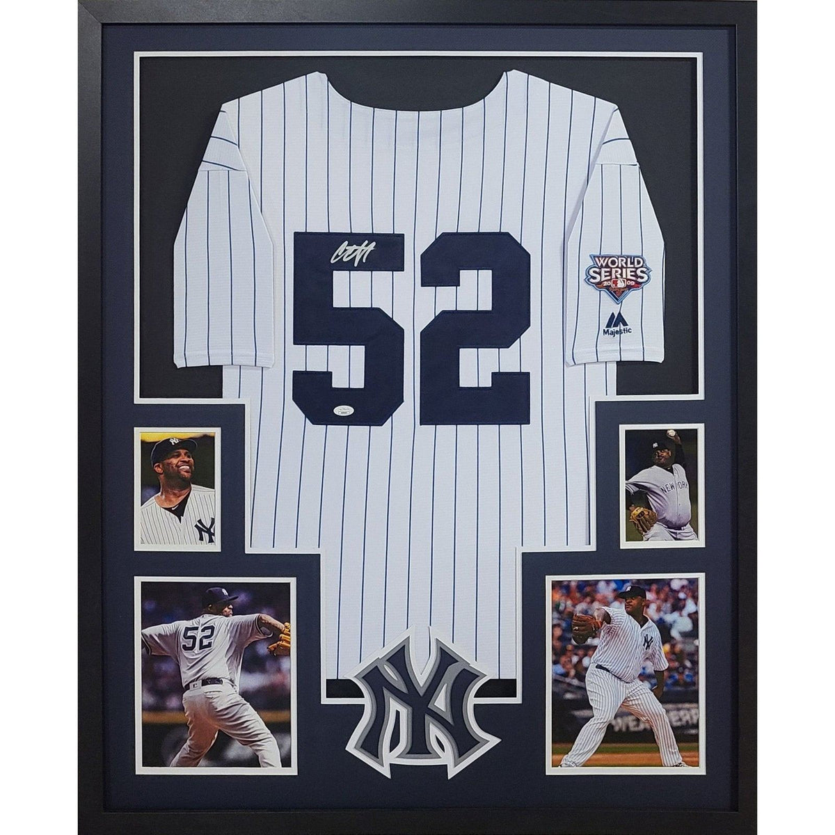 C.C. Sabathia Framed Signed Jersey JSA Autographed New York Yankees CC