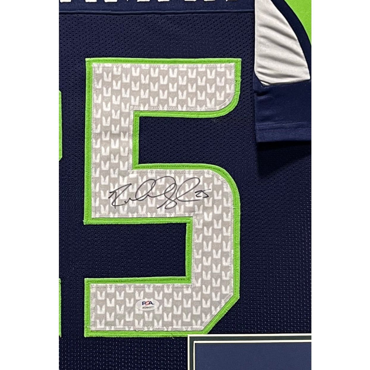 Richard Sherman Framed Signed Jersey Autographed Seattle Seahawks PSA/DNA