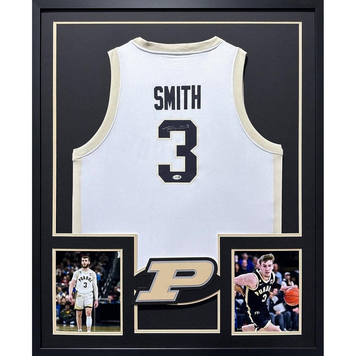 Braden Smith Framed Purdue Signed Jersey Autographed Signed JSA