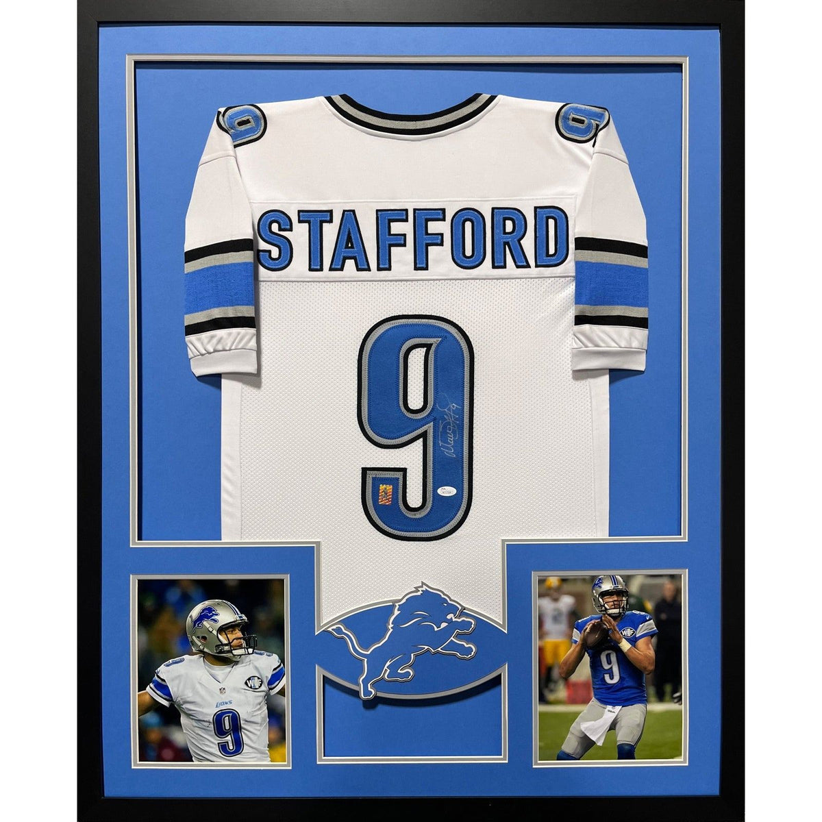 Matt Stafford Framed Signed Jersey JSA Autographed Detroit Lions