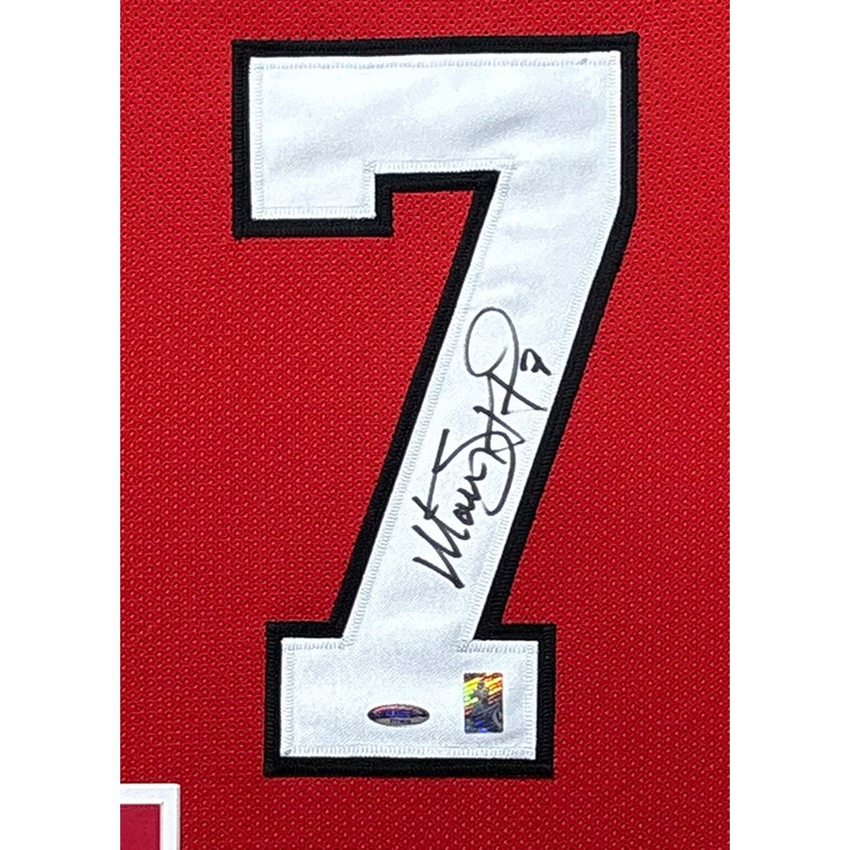 Matt Stafford Framed Signed Jersey Tristar COA Autographed Georgia Bulldogs