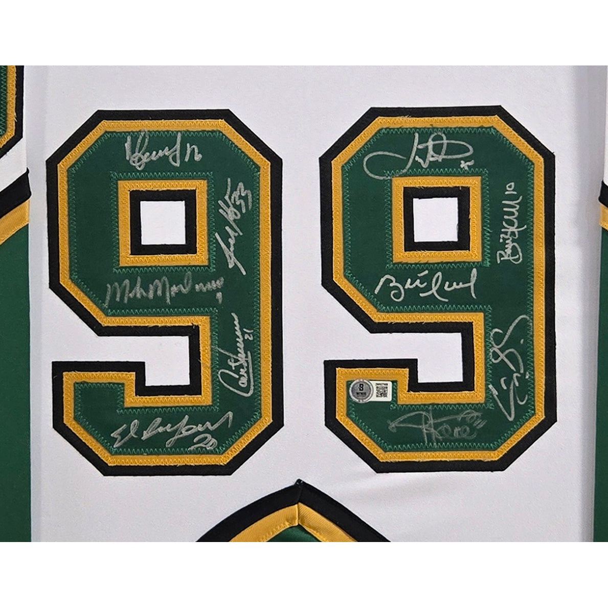 Dallas Stars Team Signed Framed Jersey Beckett Autographed 1999 Stanley Cup