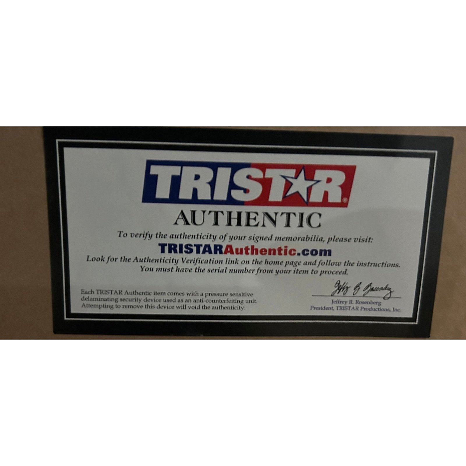 Pittsburgh Steelers Steel Curtain Framed Signed Jersey Tristar Autographed