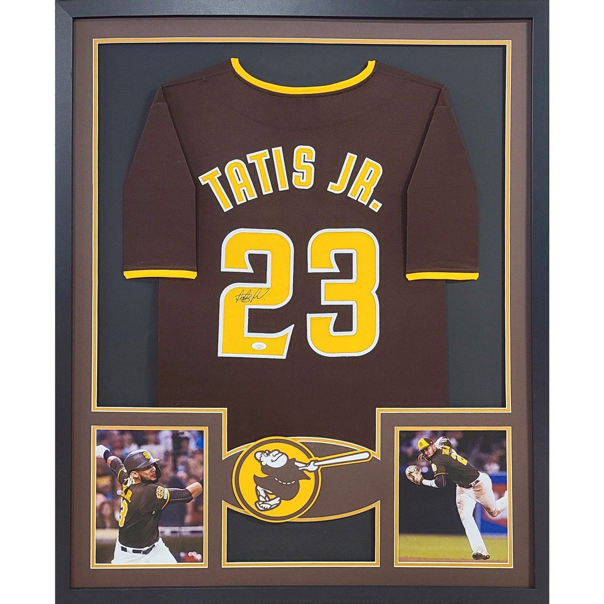 Fernando Tatis Jr. Signed Framed Jersey JSA Autographed San Diego Padres