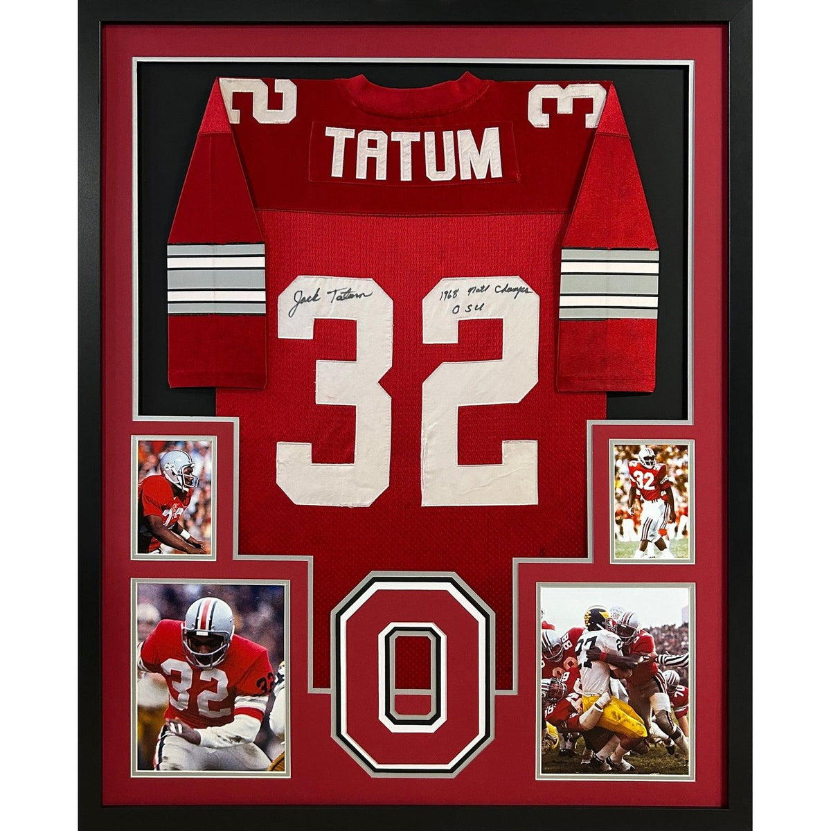 Jack Tatum Framed Signed Jersey JSA Ohio State Autographed