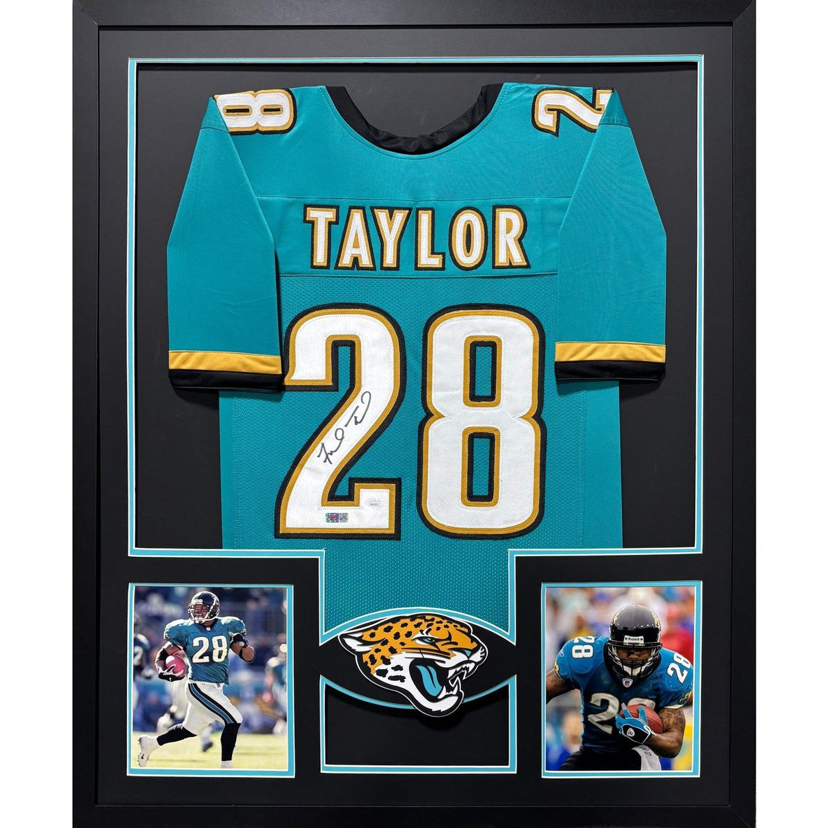Fred Taylor Framed Signed Jaguars Jersey JSA Autographed Jacksonville