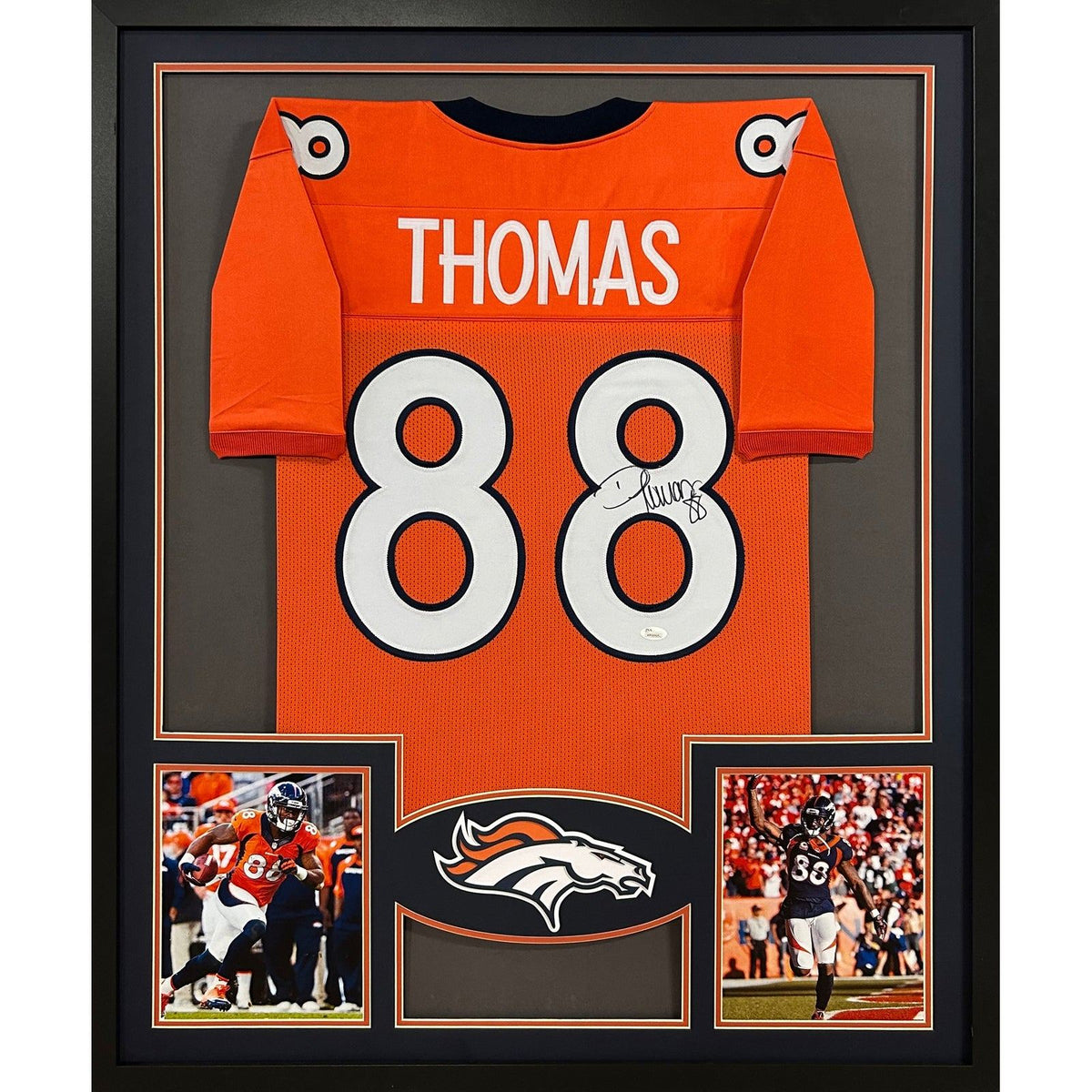 Demaryius Thomas Signed Denver Broncos Orange Jersey JSA Autographed