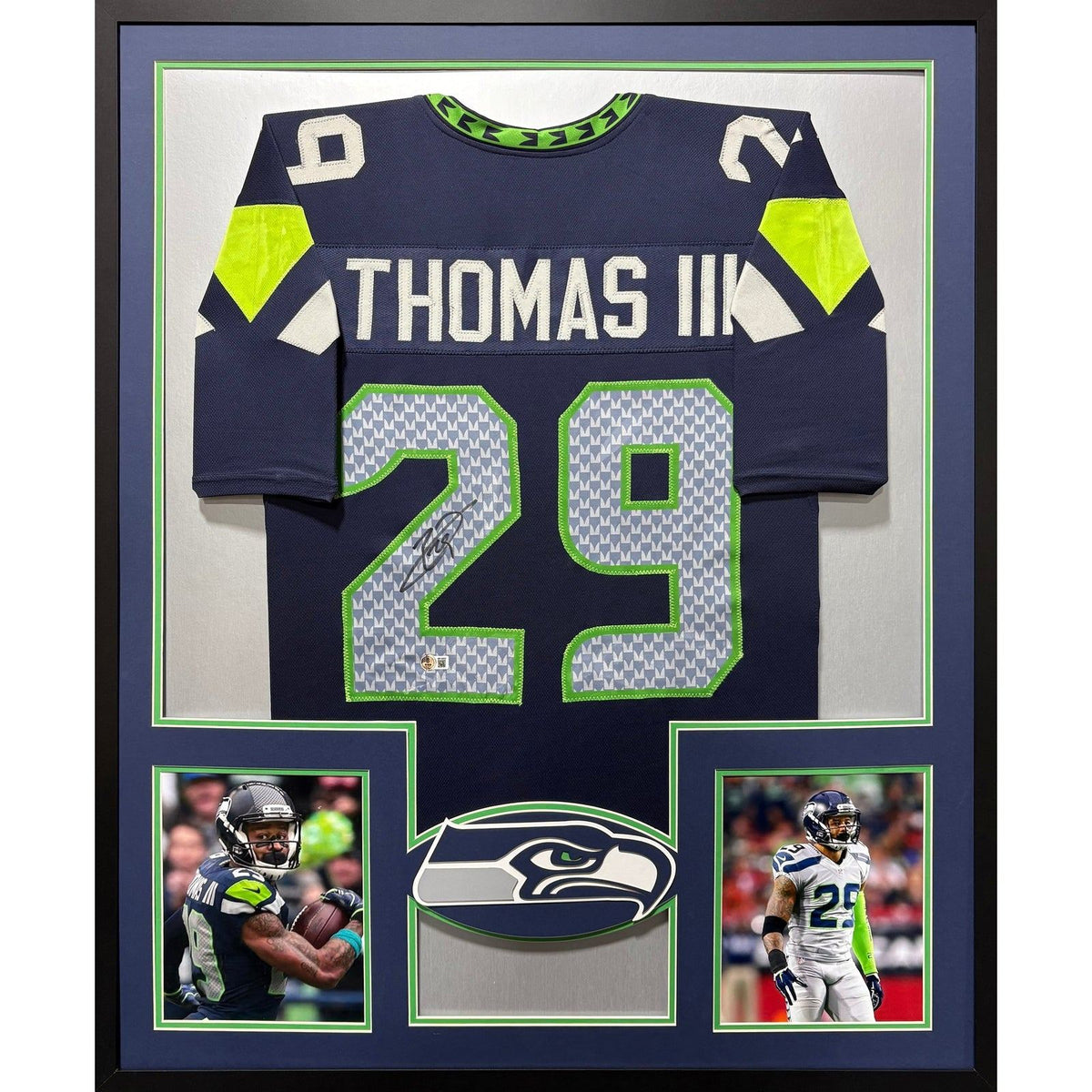 Earl Thomas Framed Jersey Beckett Autographed Signed Seahawks