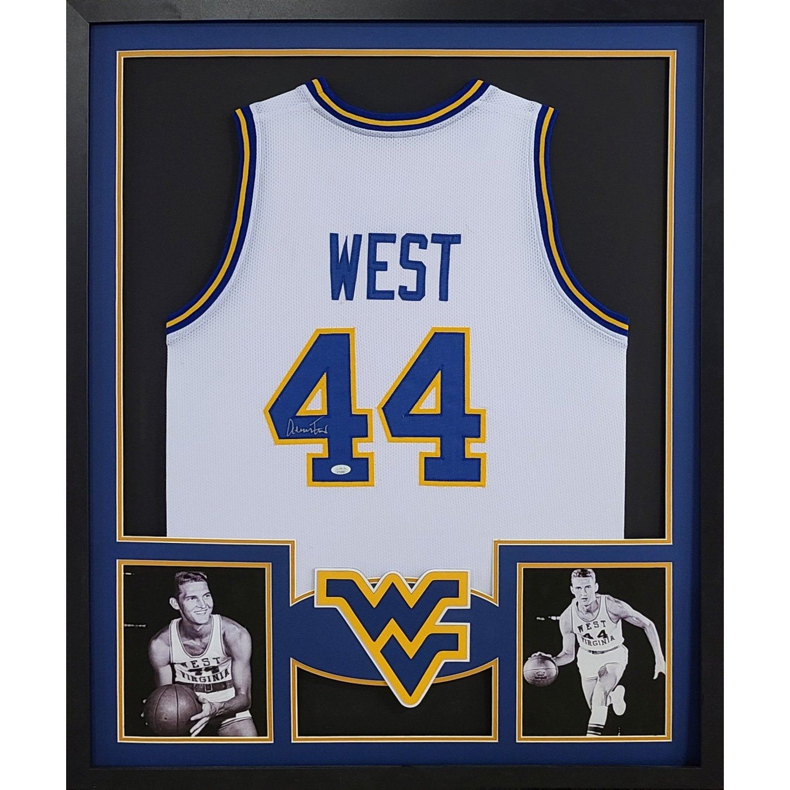 Jerry top west autographed jersey