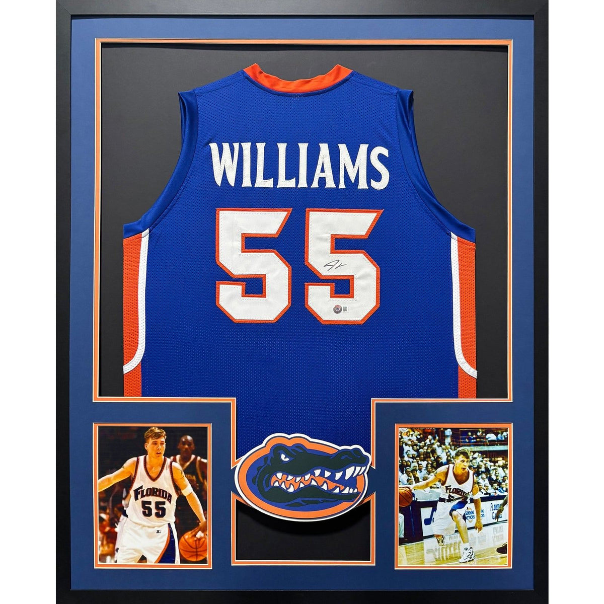 Jason Williams Framed Signed Jersey Beckett Autographed Florida Gators