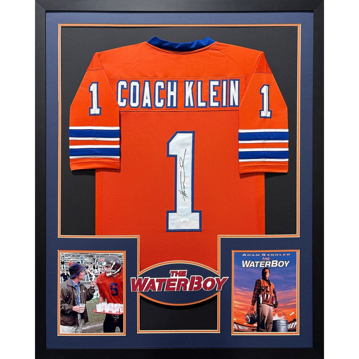 Henry Winkler Framed Signed Jersey JSA Autographed The Waterboy Sandler