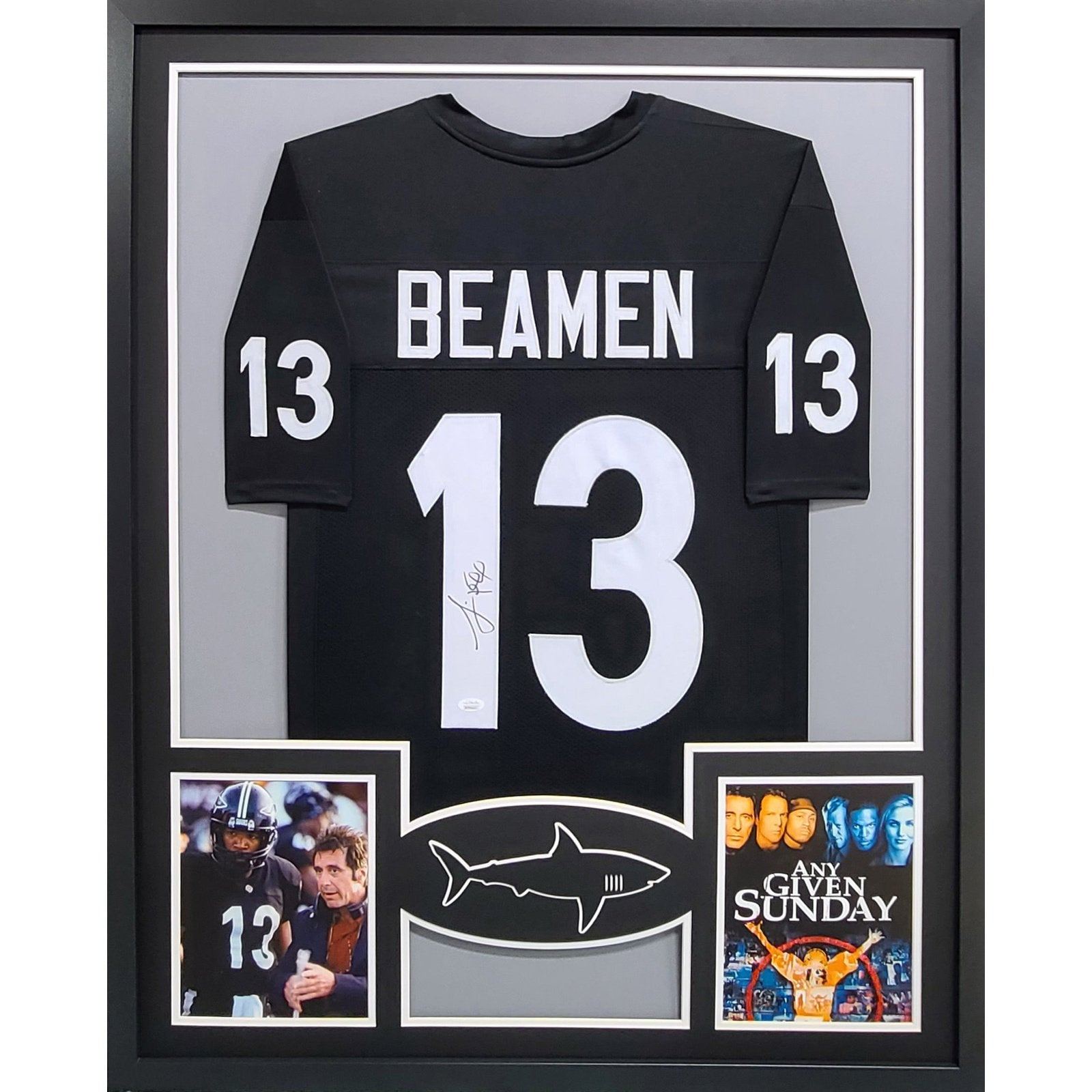 Jamie Foxx Framed Movie Jersey Any Given Sunday JSA Autographed Willie