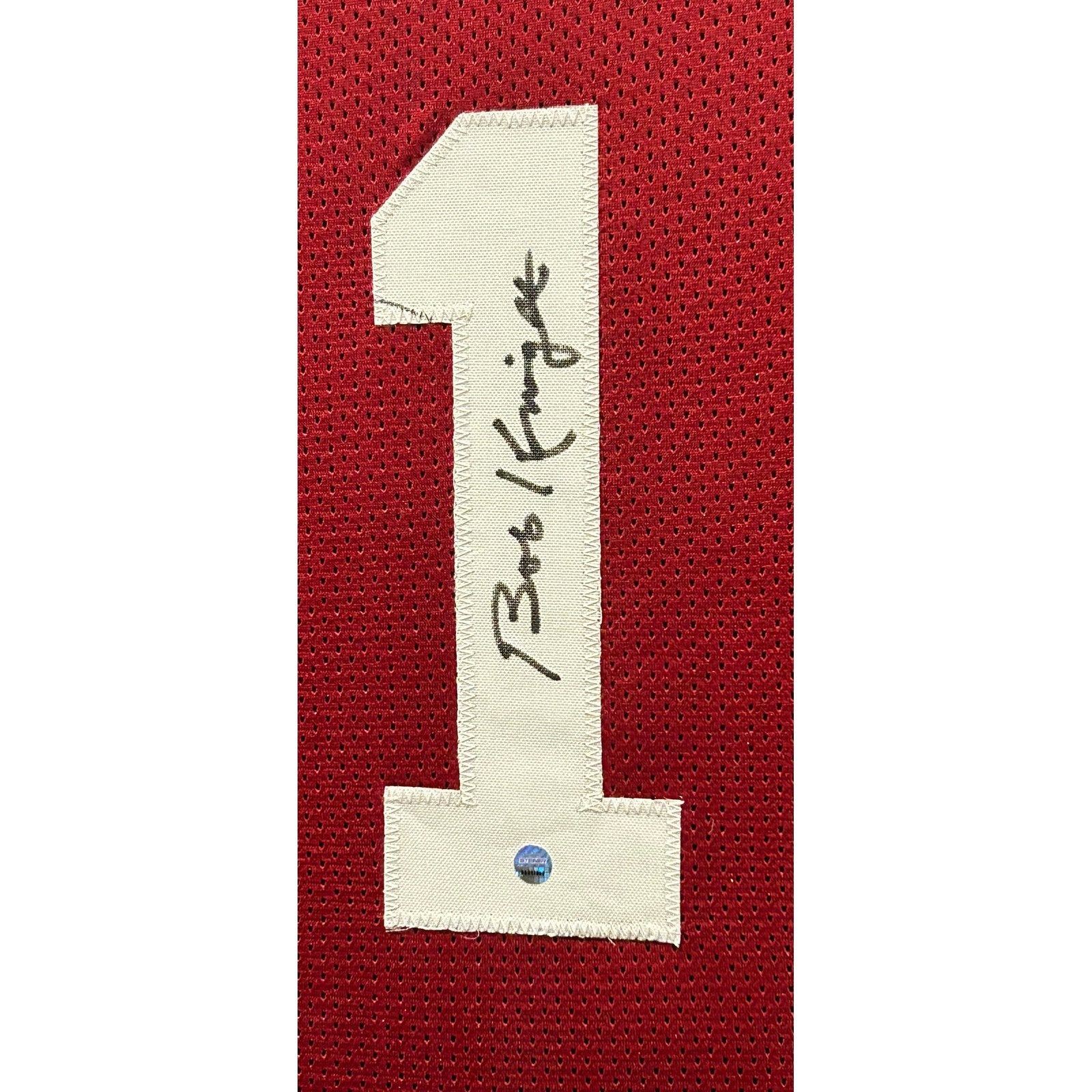 Coach Bobby Knight Framed Jersey Steiner Autographed Signed Indiana Hoosiers