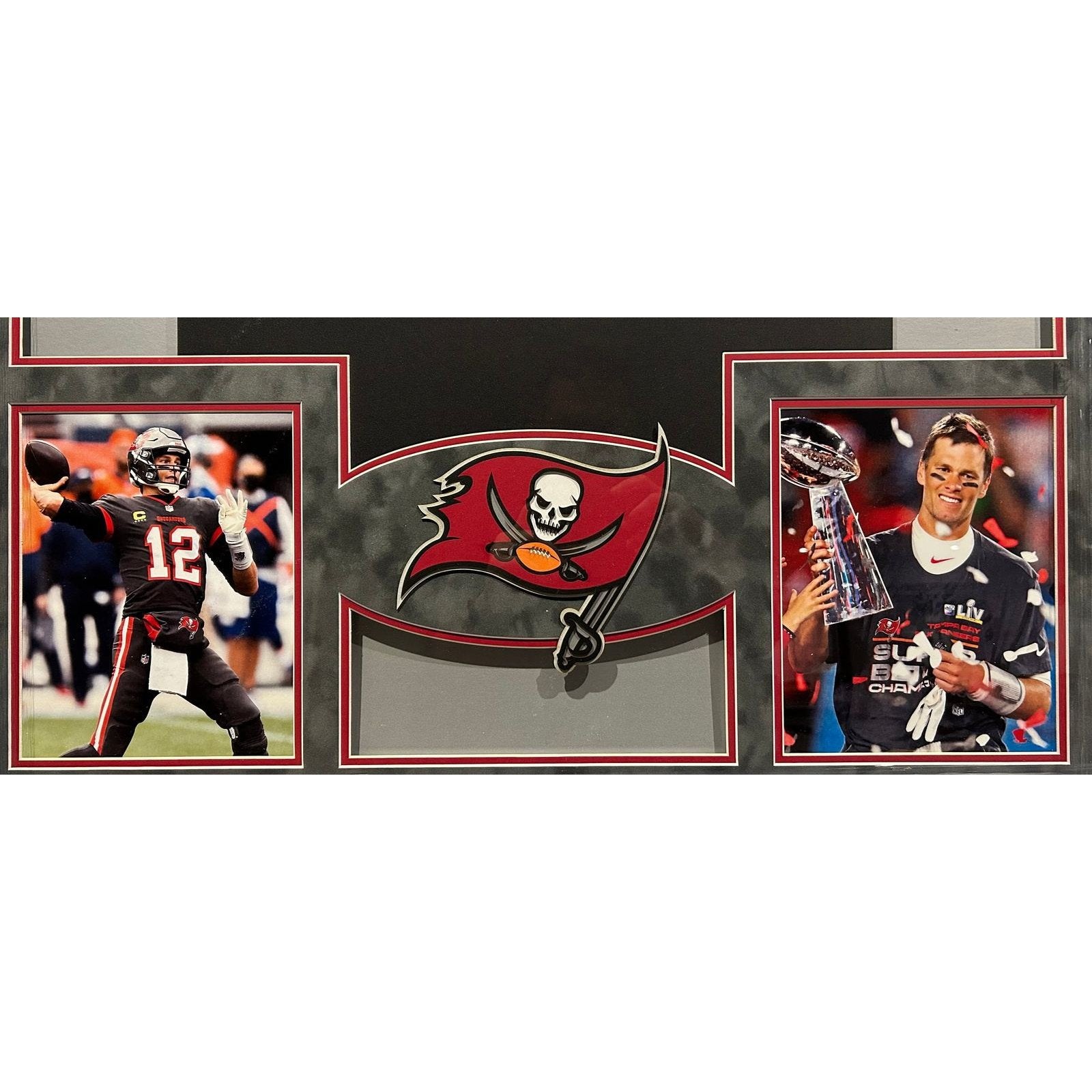 Tom Brady Framed Signed Jersey Fanatics Tampa Bay Buccaneers Autographed