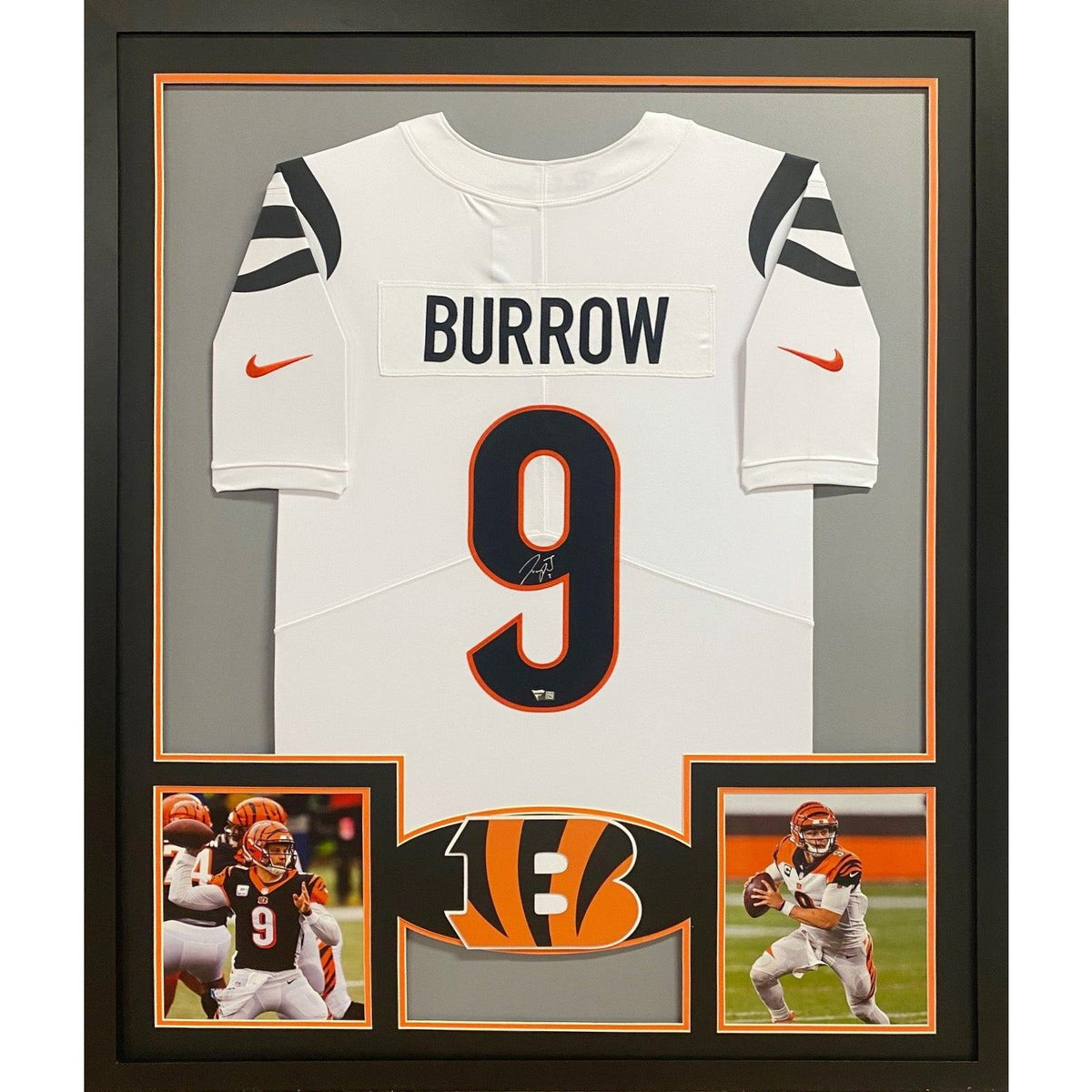 Joe Burrow Framed Signed Jersey Fanatics Autographed Cincinnati Bengals