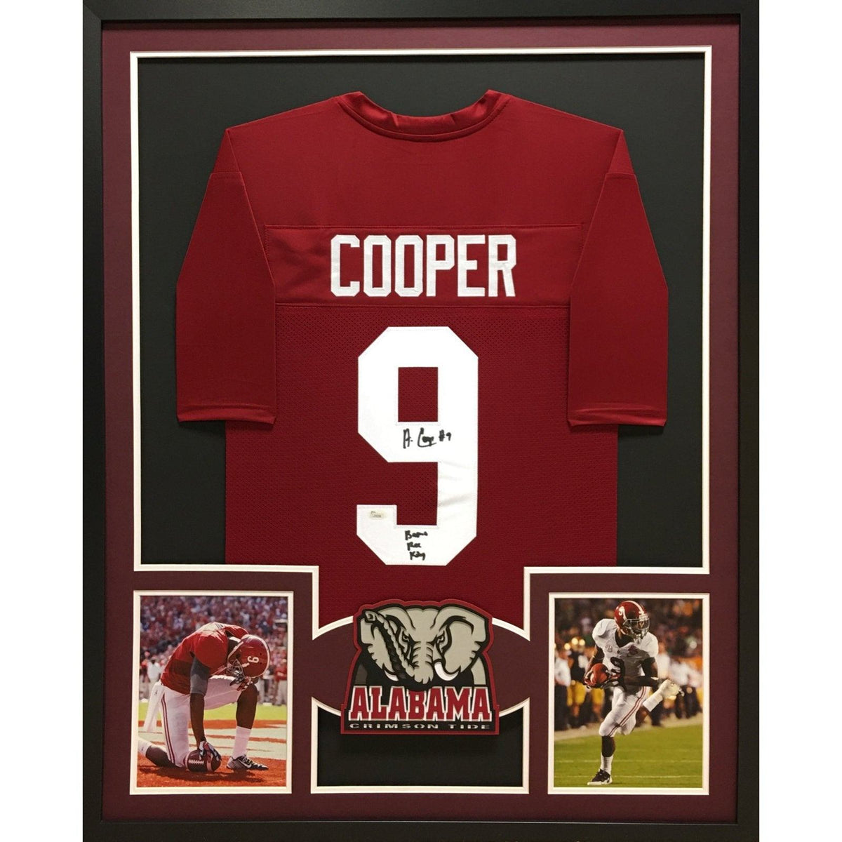Amari Cooper Framed Signed Jersey JSA Autographed Alabama Crimson Tide