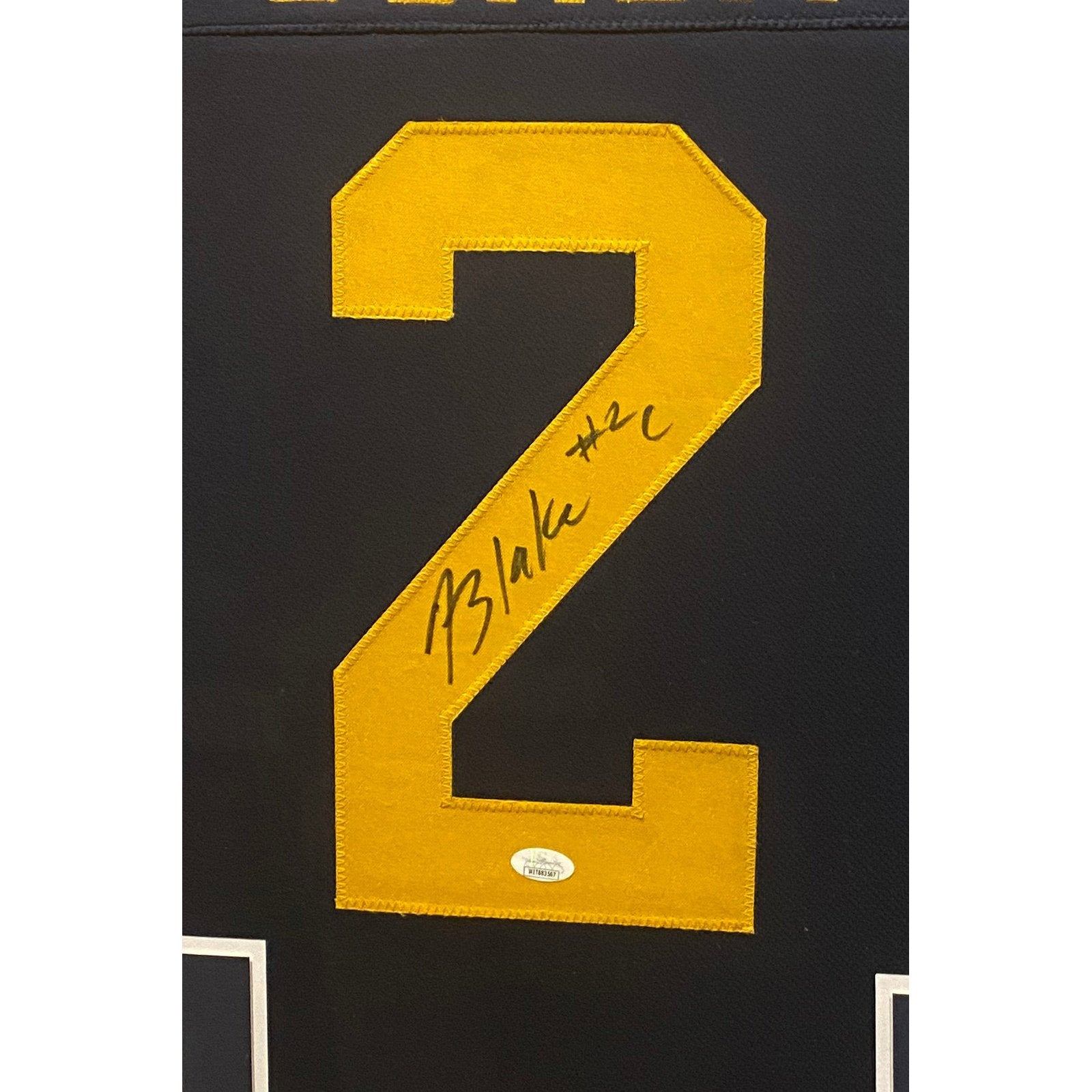 Blake Corum Framed Signed Jersey JSA Autographed Signed Michigan