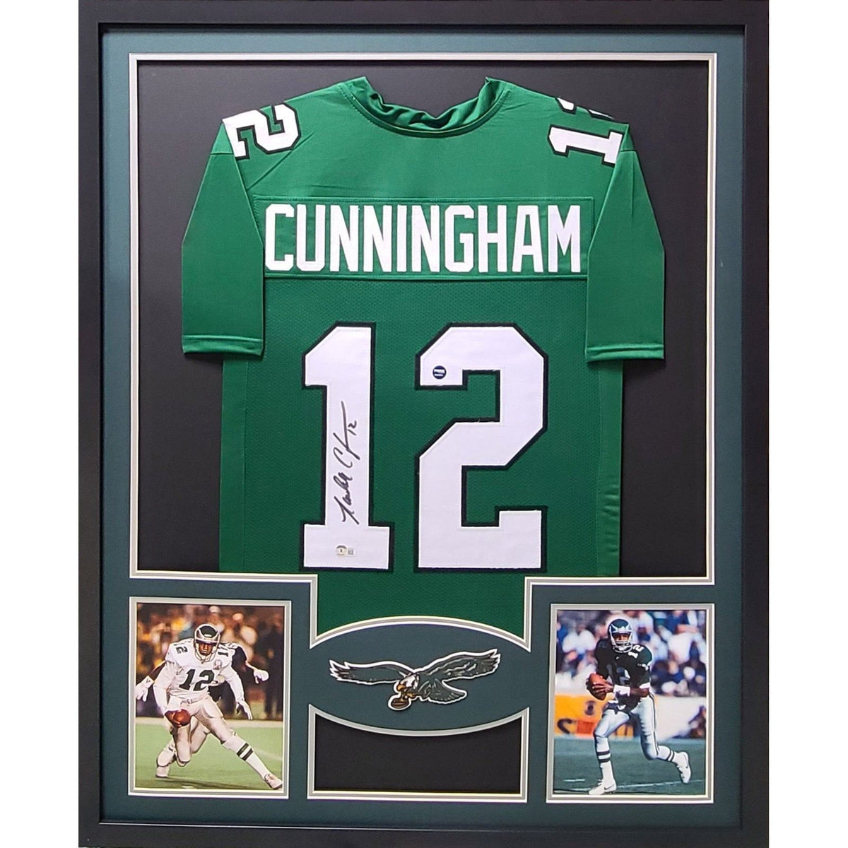 Randall Cunningham Framed Jersey PSA/DNA Autographed Signed Eagles Philadelphia