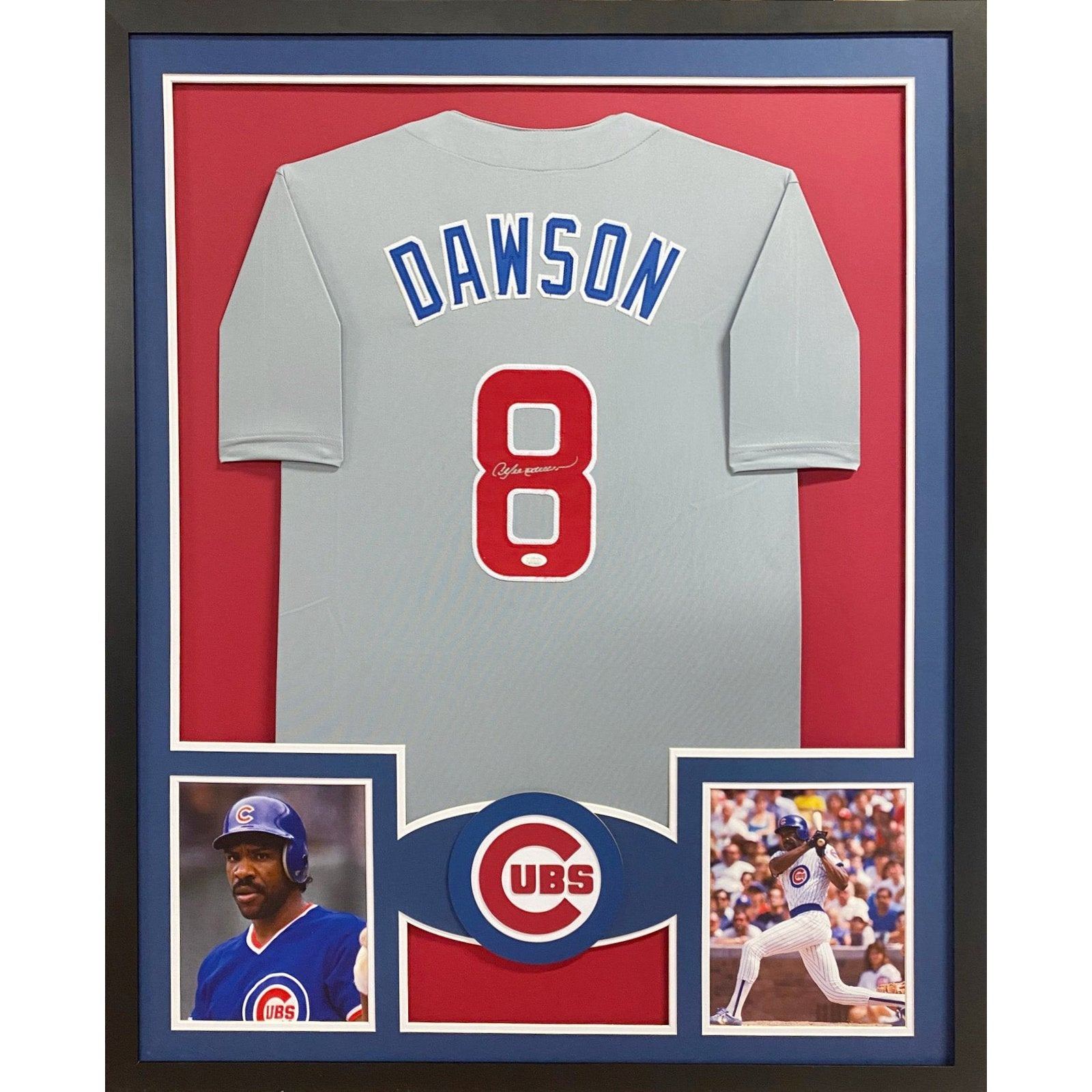 Andre Dawson Framed Signed Jersey JSA Autographed Chicago Cubs