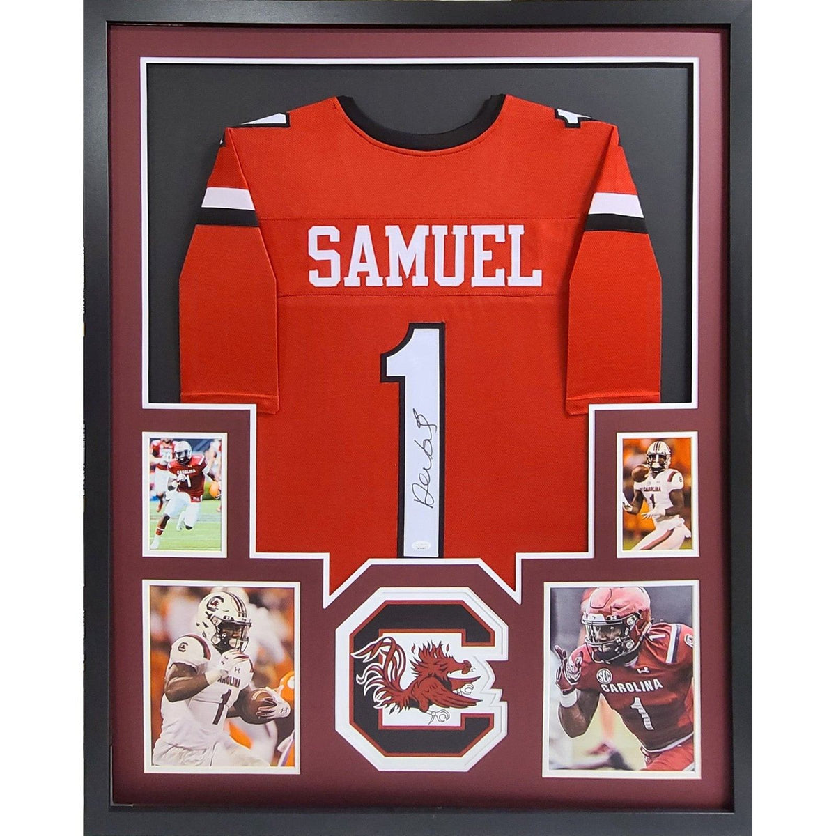 Deebo Samuel Framed Signed Jersey JSA Autographed USC South Carolina