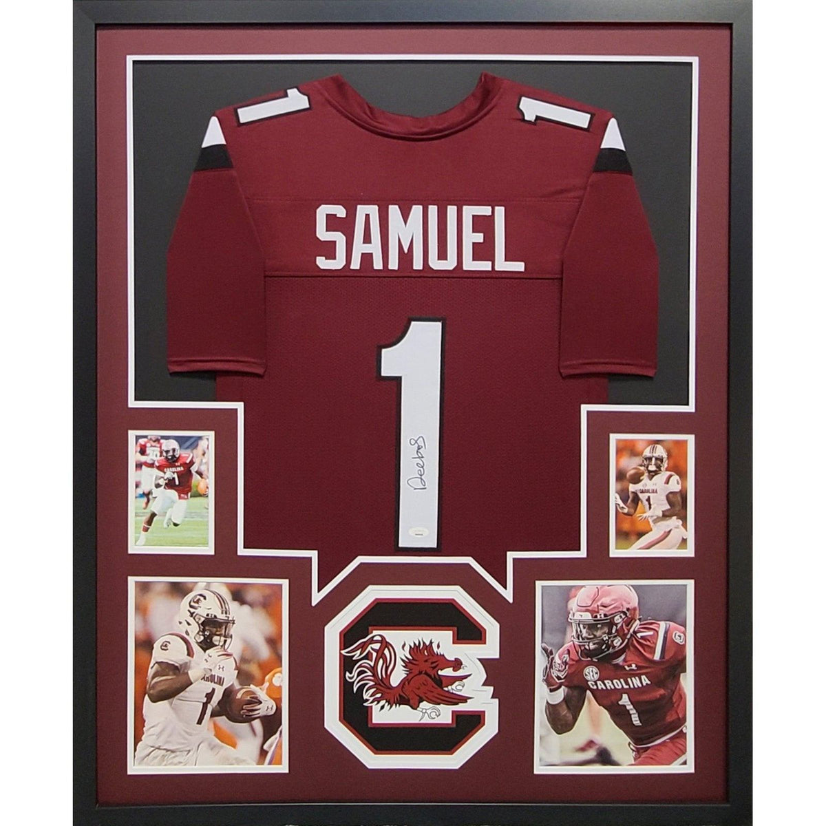 Deebo Samuel Framed Signed Jersey JSA Autographed USC South Carolina