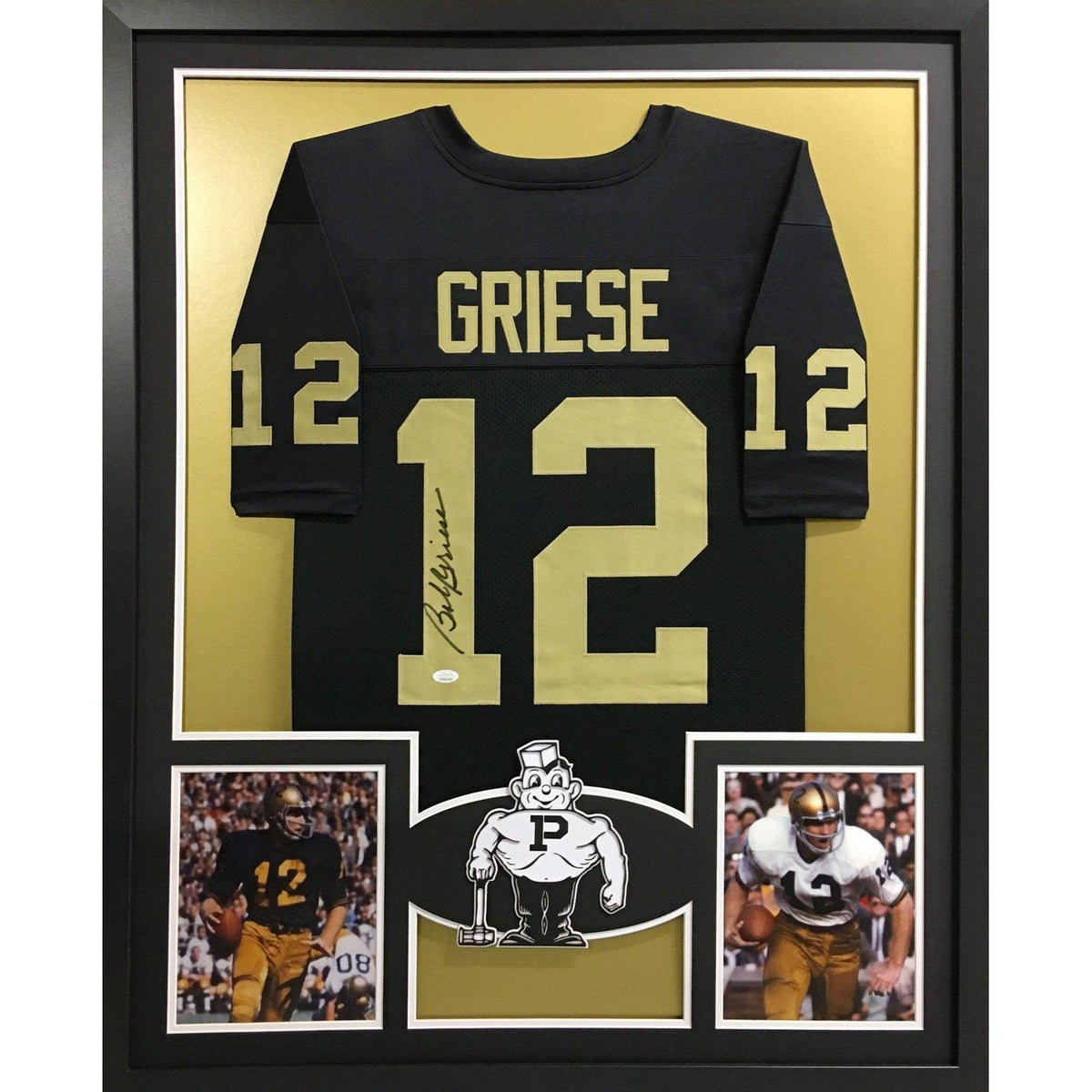 Bob Griese Signed Framed Jersey JSA Autographed Purdue Boilermakers Dolphins