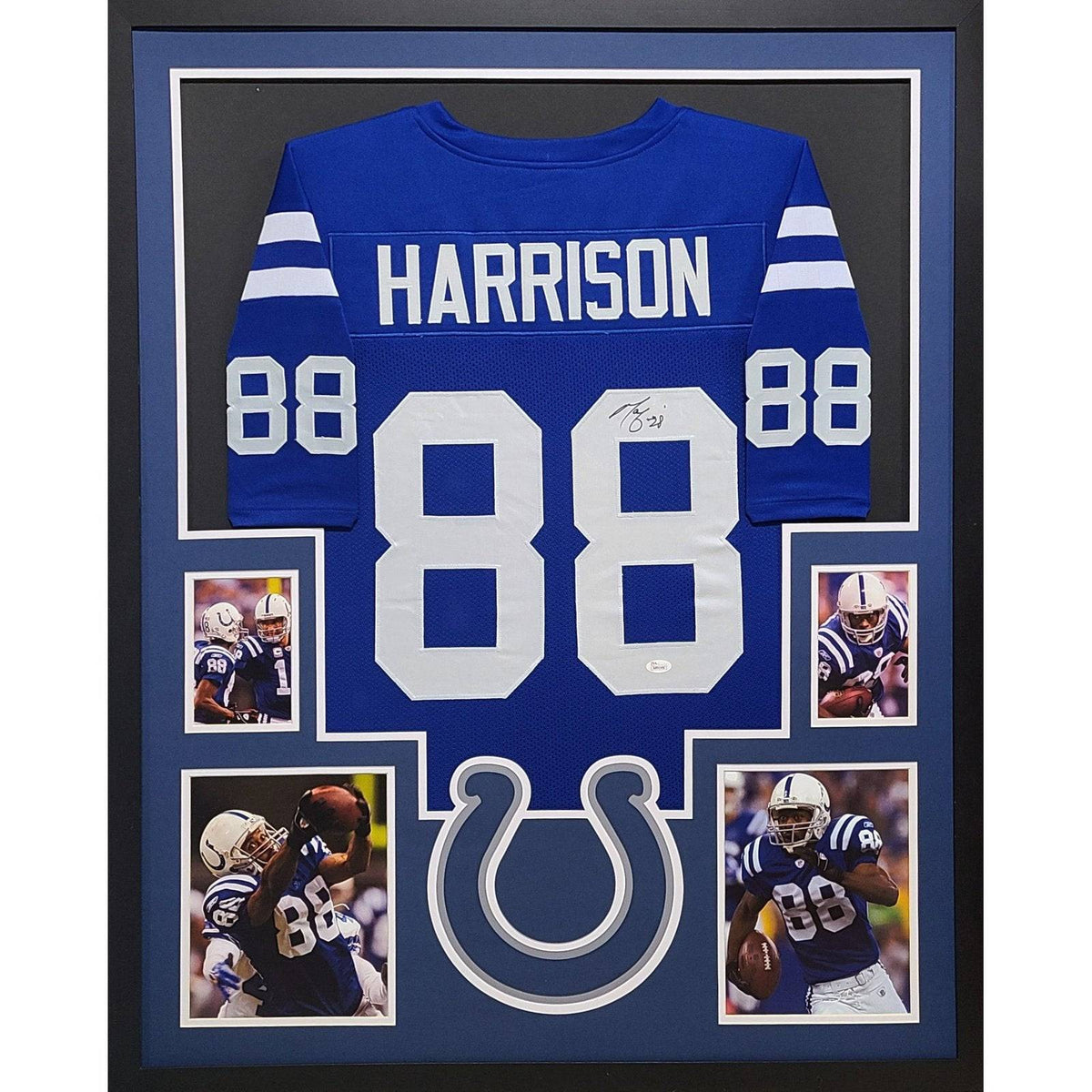 Marvin Harrison Framed Jersey JSA Autographed Signed Indianapolis Colts