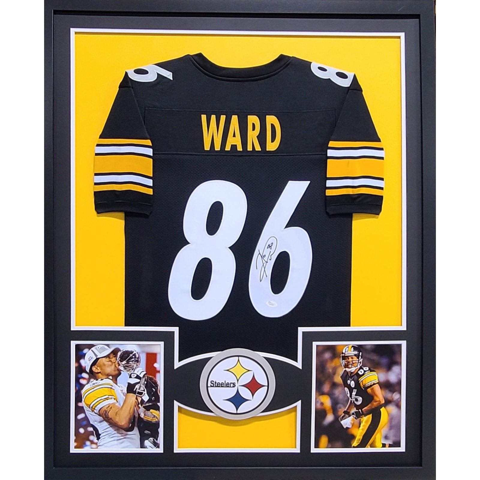 Hines Ward Signed Framed Jersey JSA Autographed Pittsburgh Steelers