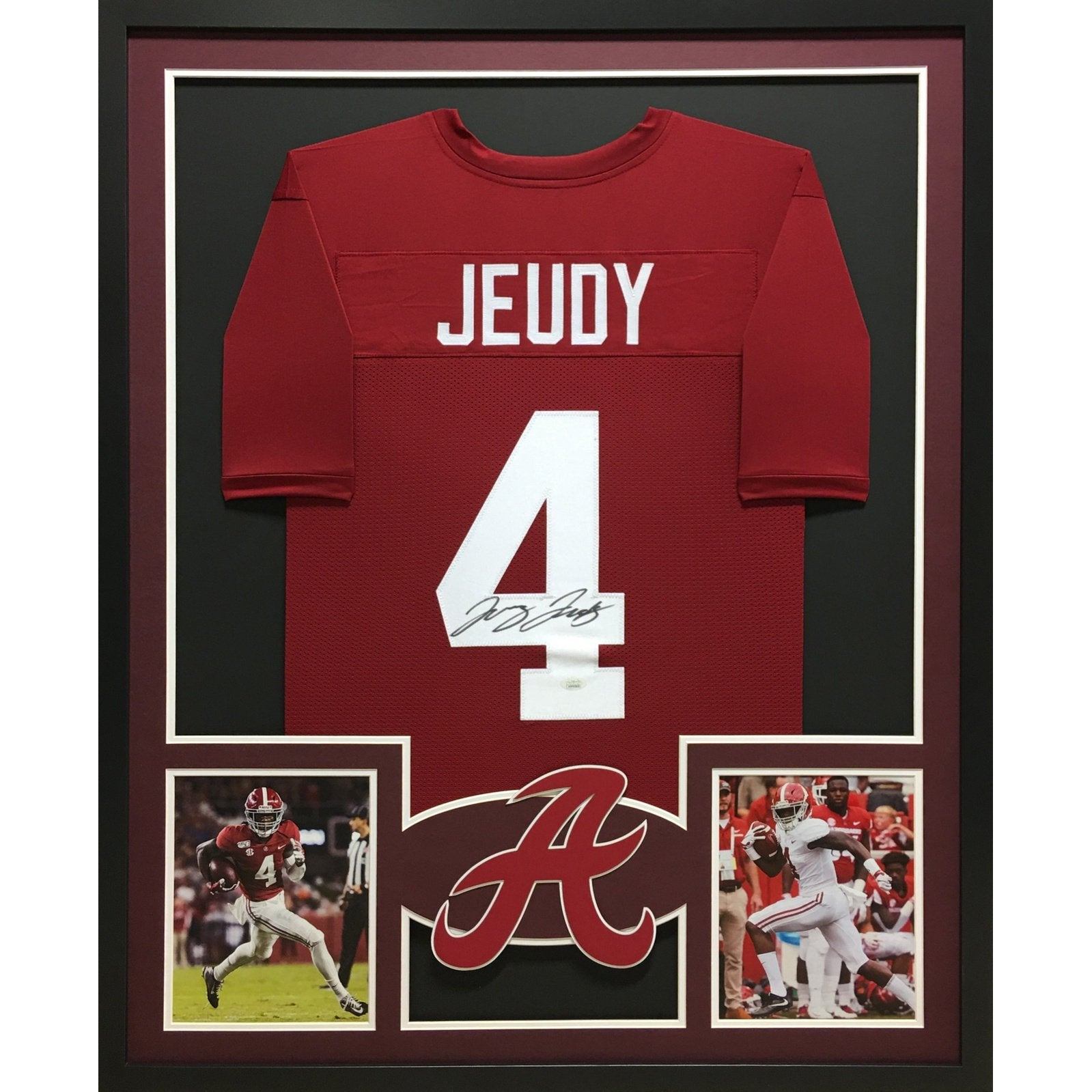 Framed Jerry Jeudy Autographed Signed Alabama Crimson Tide Jersey Jsa – MVP  Authentics