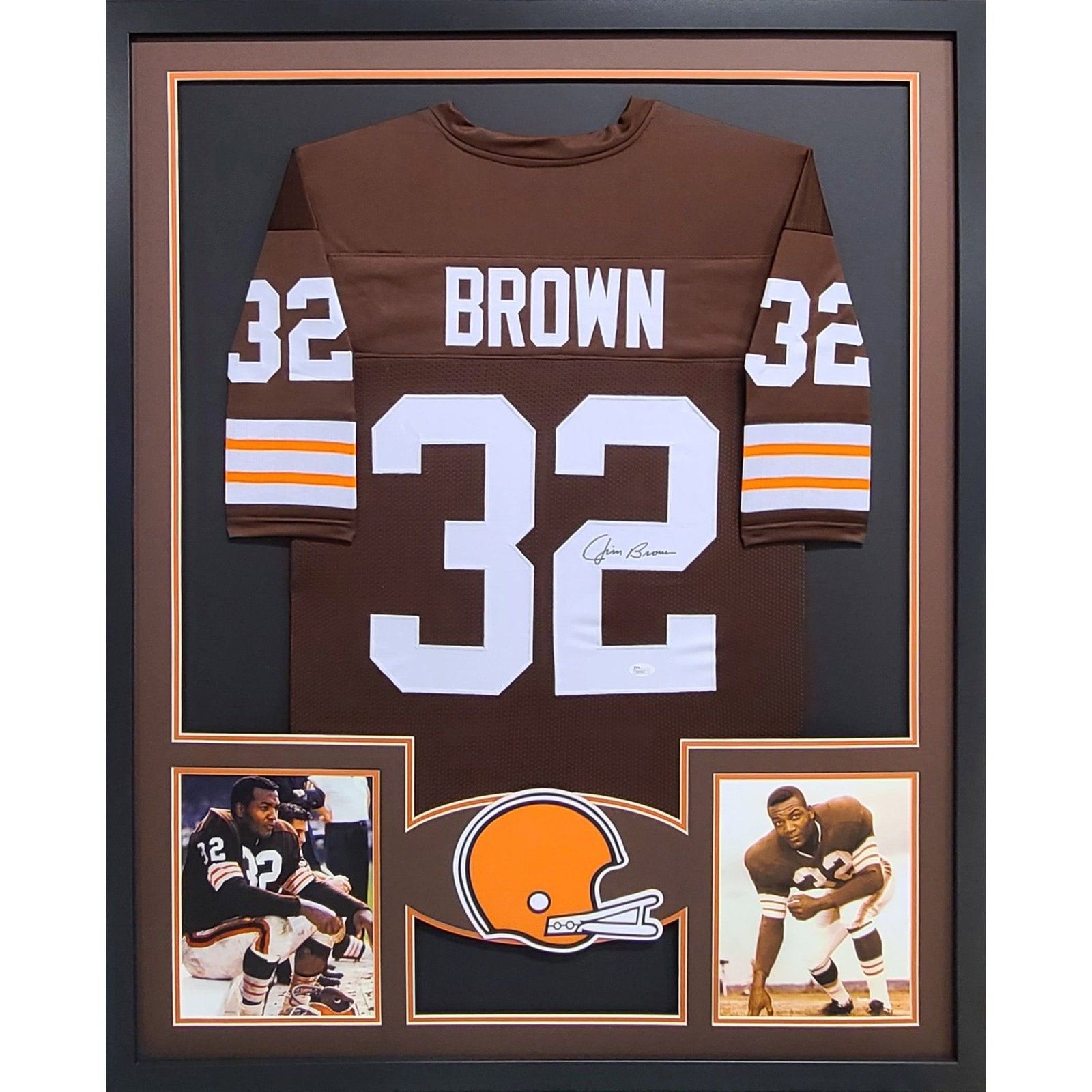 Jim brown 2025 signed jersey