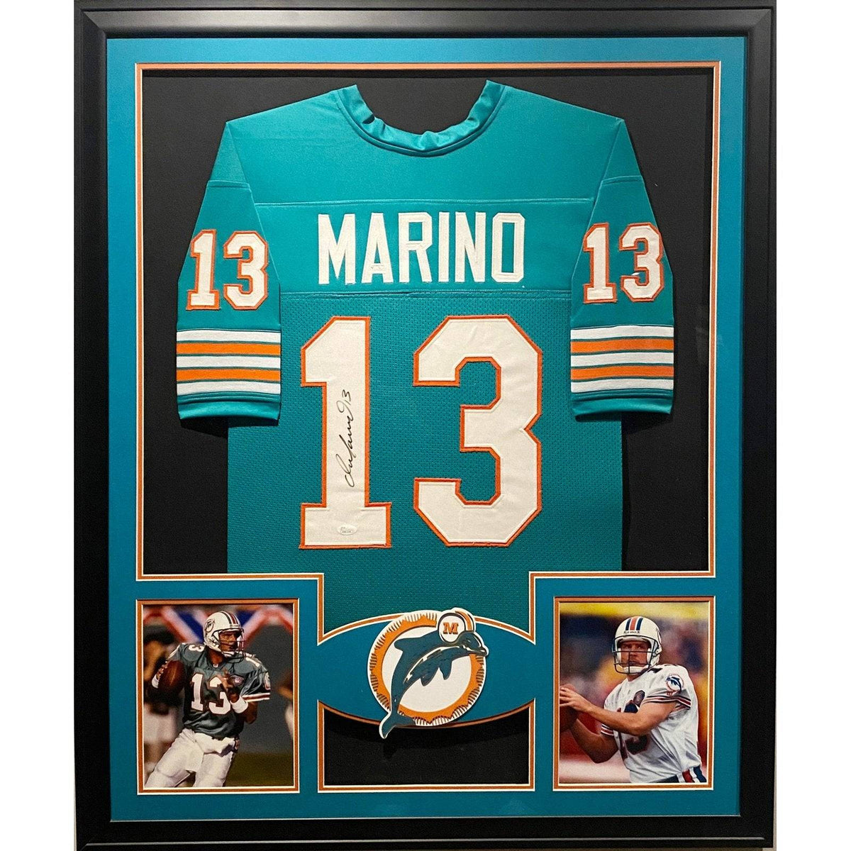 Dan Marino Framed Jersey JSA Autographed Signed Miami Dolphins Pitt HOF