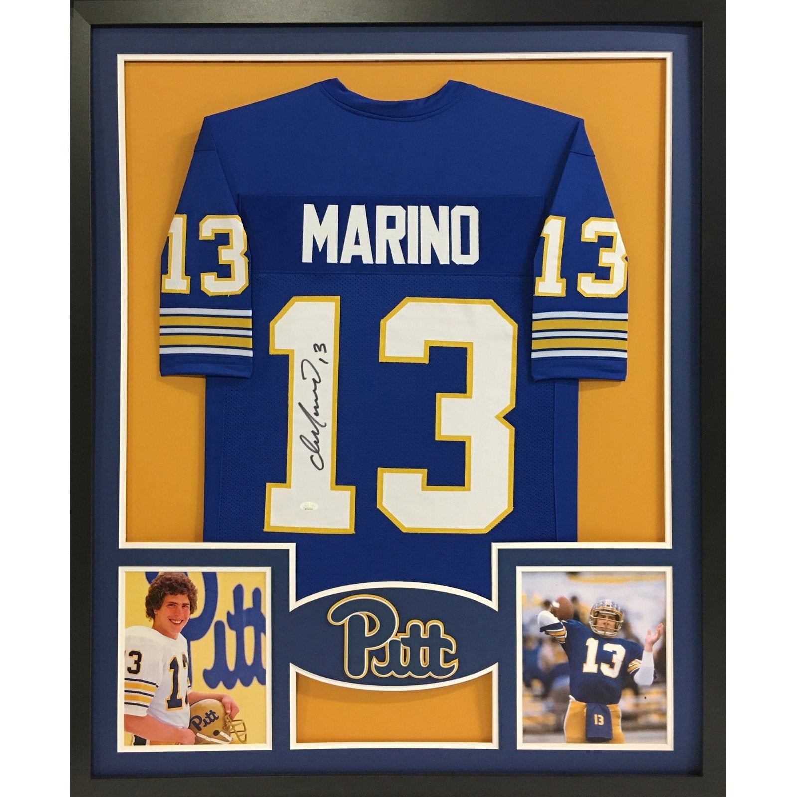 Dan Marino Signed Framed Jersey JSA Autographed Pitt Panthers Dolphins