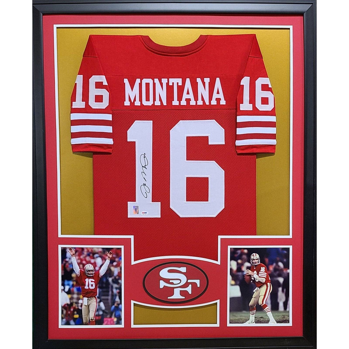 Joe Montana Framed Jersey PSA/DNA Autographed Signed San Francisco 49ers