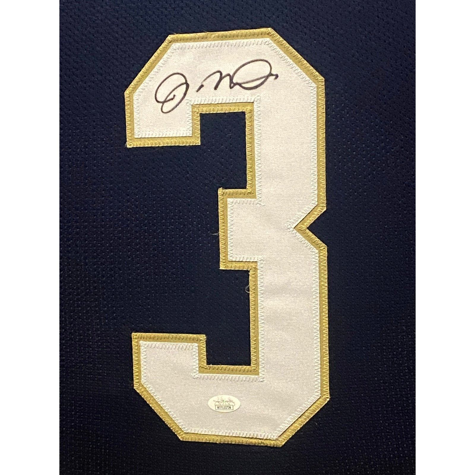 Joe Montana Signed Framed Jersey JSA Autographed Notre Dame