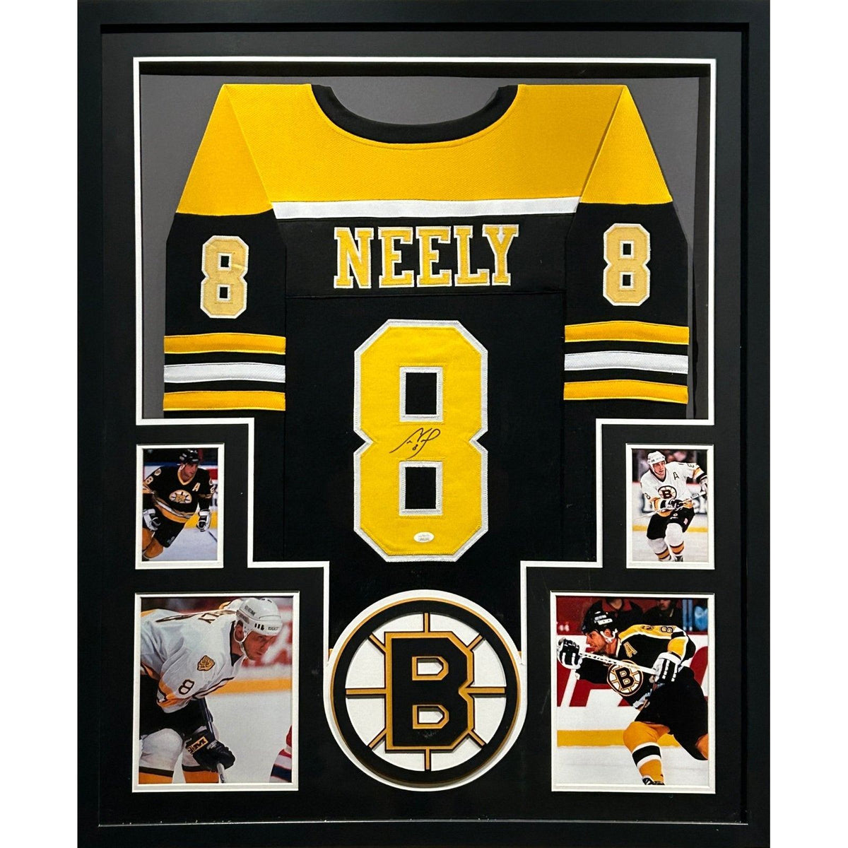Cam Neely Framed Signed Boston Bruins Jersey JSA Autographed