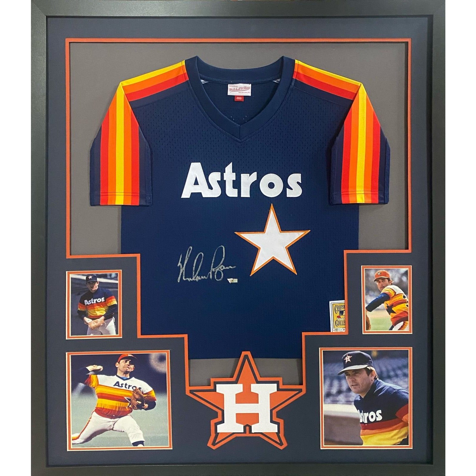 Houston Astros Hall of Famers Autographed Jersey - Nolan Ryan